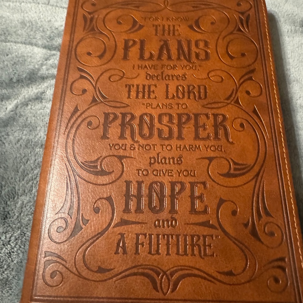 Leather Zip Closure Affirmation Journal